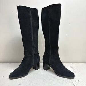 Sezane Black Heeled Boots